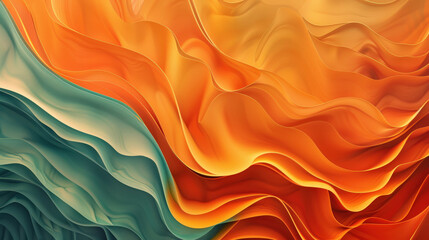 Fototapeta premium Abstract Colorful Waves Art 