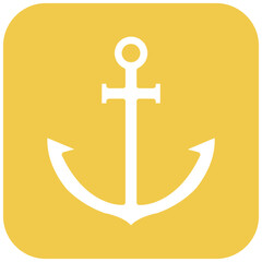 Anchor vector icon. Can be used for Ocean iconset.