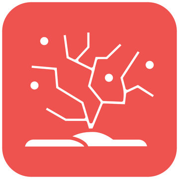 recommend clip art: Coral vector icon. Can be used for Ocean iconset.