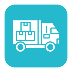 Fototapeta premium Lorry vector icon. Can be used for Warehouse iconset.