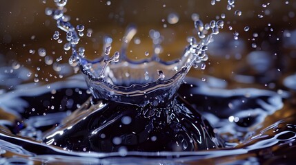 High-Speed Macro Imaging of Water Droplet Splash Dynamics