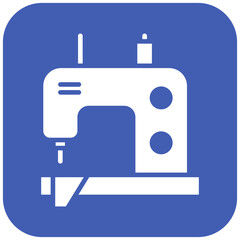 Sewing Machine vector icon. Can be used for Shoemaker iconset.