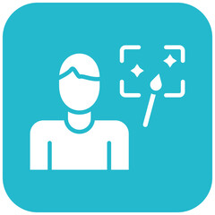 Art Director vector icon. Can be used for Art and Craft Supplies iconset.