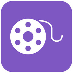 Bobbin vector icon. Can be used for Art and Craft Supplies iconset.