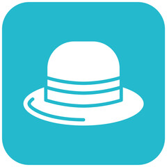Men Hat vector icon. Can be used for Oktoberfest iconset.