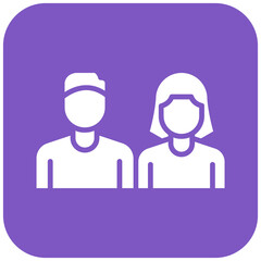 Parents vector icon. Can be used for Baby Shower iconset.