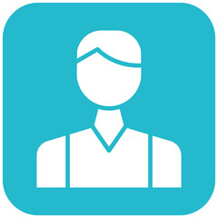 Player vector icon. Can be used for Volleyball iconset.