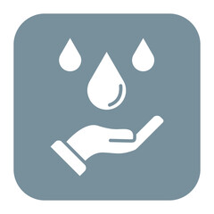 Water vector icon. Can be used for Laundry iconset.