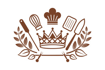 Bakery tools,  geraldic, logo A.eps