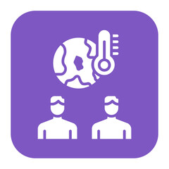 Global Warming Debate vector icon. Can be used for Global Warming iconset.
