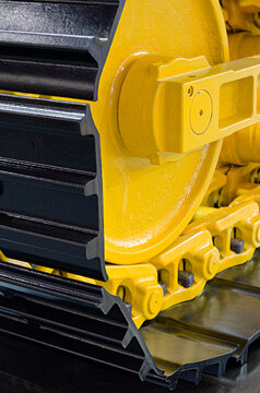 Chassis of a generic crawler tractor or excavator
