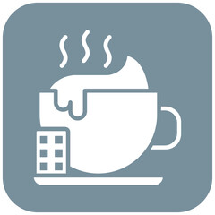 Hot Chocolate vector icon. Can be used for Beverages iconset.