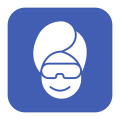 Spa Eye Treatment vector icon. Can be used for Spa iconset.