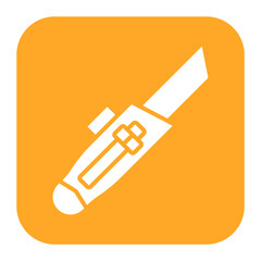 Utility Knife vector icon. Can be used for Home Improvements iconset.