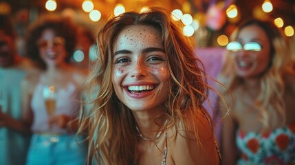 Fototapeta premium Friendship Day, a worldwide celebration of human connection.