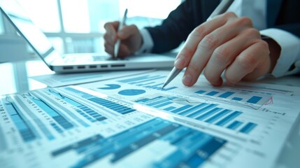 Analysts use data management systems to create reports using KPIs and metrics linked to databases. They support corporate strategies for finance, operations, sales, and marketing.