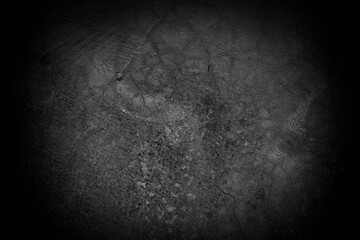 Old wall texture cement dark black gray background abstract grey color design are light with white gradient background.