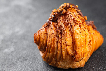 croissant sweet baking fresh bakery delicious appetizer meal food snack on the table copy space food background