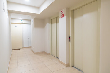lobby entrance of apartment with elevator