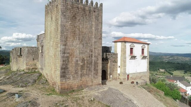 Belmonte Castle, where Pedro &Aacute;lvares Cabral, navigator and discoverer of Brazil, was born - Belmonte, Portugal