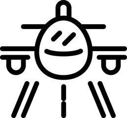 Friendly military aircraft spraying insecticide while flying