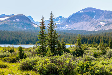 lake in the mountains