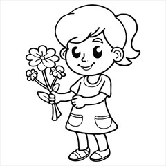 coloring page  vector  illustration 