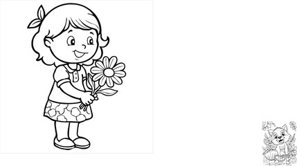 coloring page  vector  illustration 