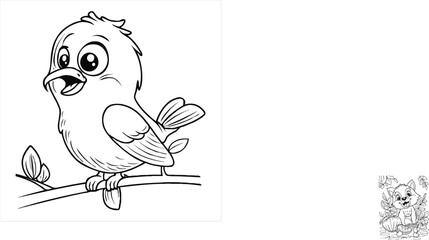 coloring page  vector  illustration 