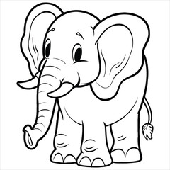 coloring page  vector  illustration 