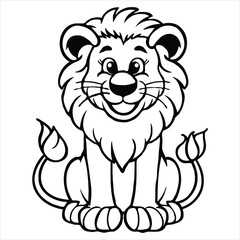 coloring page  vector  illustration 