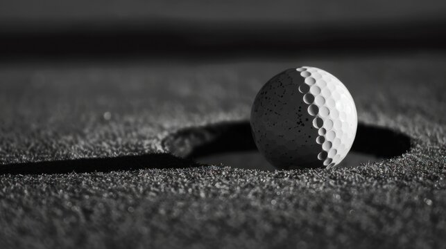 Golf Ball Close-Up
