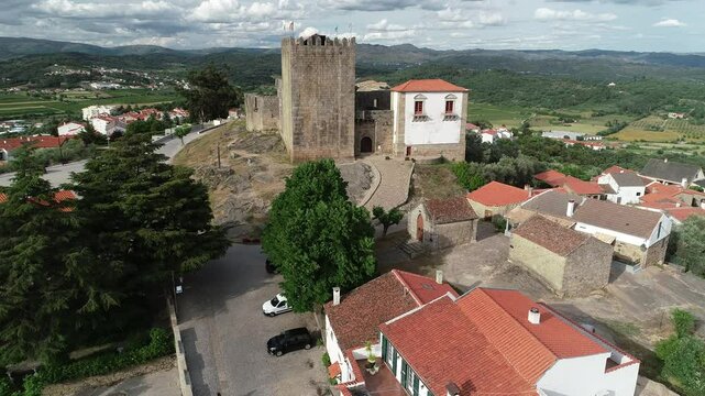 Belmonte Castle, where Pedro &Aacute;lvares Cabral, navigator and discoverer of Brazil, was born - Belmonte, Portugal