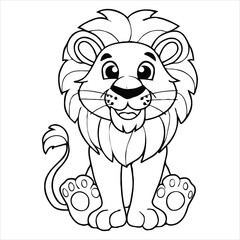 coloring page  vector  illustration 