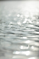 Close-up of sunlight reflecting on rippling water