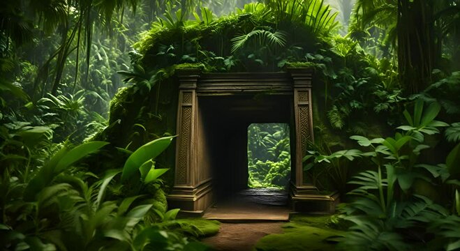 Door in the jungle.