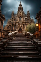 Saint Ildefonso Church, generative IA