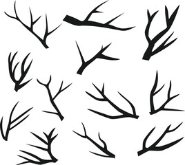 Trees and trunk Vector logo design