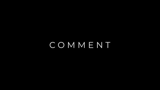 thanks for watching like comment subscribe text animation