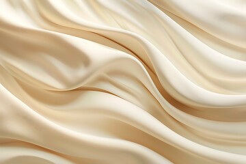 Obraz premium Abstract wavy beige background with smooth curves and flowing lines