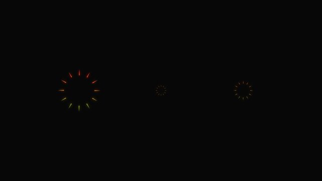  ribbon, explosion, firework ster animation background.circle burst motion graphics 2d shapes ,firework shape layer, circle burst motion on black background. Explosive Motion fireworks celebrate