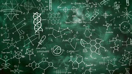 Abstract blackboard background.