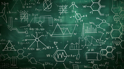 Abstract blackboard background.