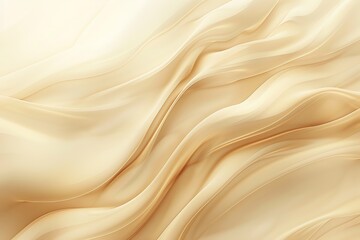 Obraz premium Abstract wavy beige background with smooth curves and flowing lines