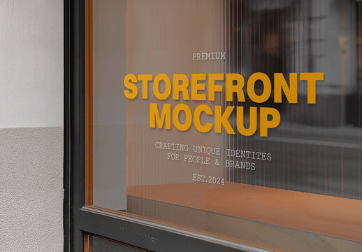 Storefront Facade Mockup