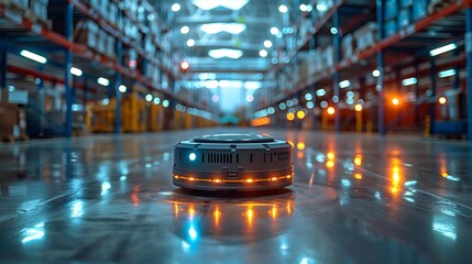 Robot batteries patrolling for security in a large facility