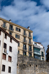 Obraz premium old abandoned building in San Sebastian