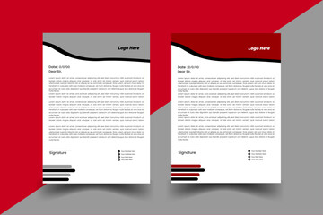 Abstract Letterhead Design Modern Business Letterhead Design Template,Minimal Business Letterhead
