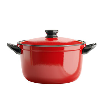 recommend clip art: Red kitchen casserole pot clip art