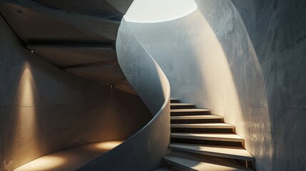 Fototapeta premium circular stairs
